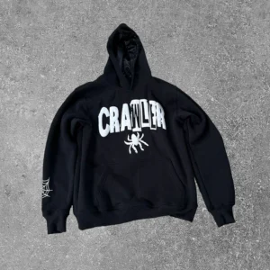 Crawler Hoodie Black